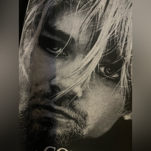 Vintage Tee T Shirt - Kurt Cobain Bootleg Band Rap Tee - L - Picture 9 of 9